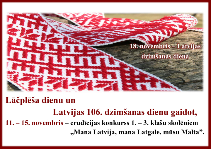 latvijai 106 pasākumi1 min